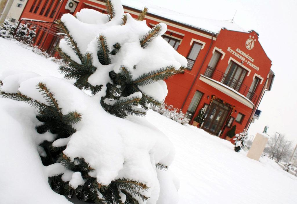 Bed and Breakfast Ambrozia Etterem Es Panzio Kazincbarcika Exterior foto